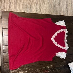 Red comfy top